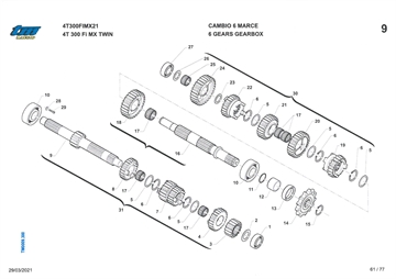 Gearkasse 6 gears